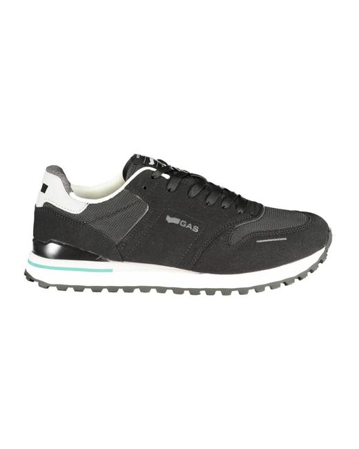Gas Black Sneakers for men