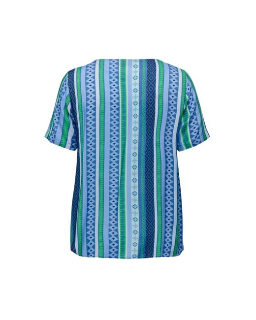 Only Carmakoma Blue T-Shirts