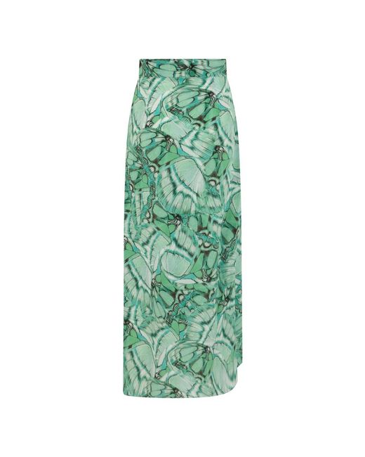 Alberta Ferretti Green Maxi Skirts