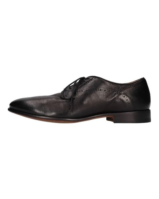 Alberto Fasciani Black Laced Shoes for men