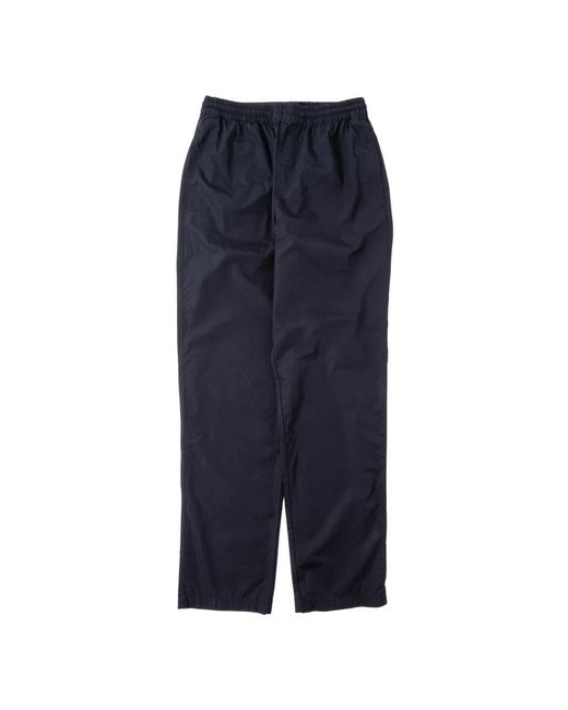 Aspesi Broeken ,Blauw ,Wol Stretch Wol Broek Rechte Pijp in het Blue voor heren