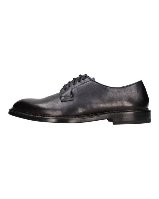 Doucal's Flache Schuhe Blau in Black für Herren