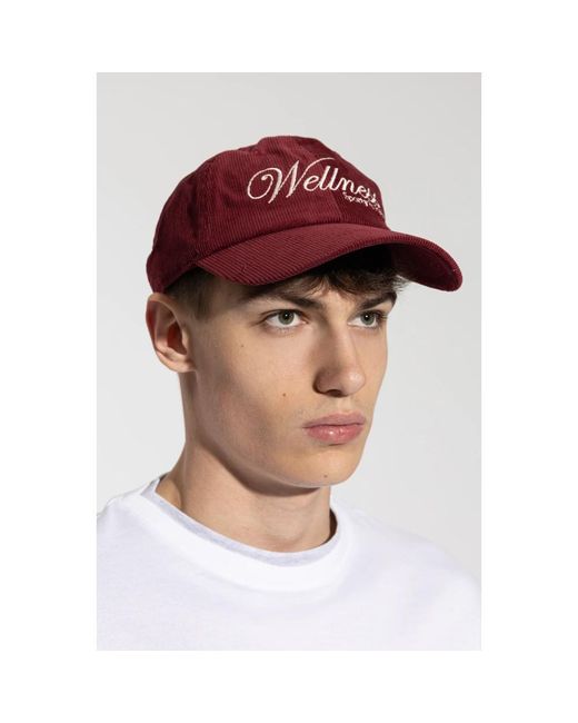 Sporty & Rich バーガンディウールキャップ Sporty & Rich Caps in Red for Men | Lyst