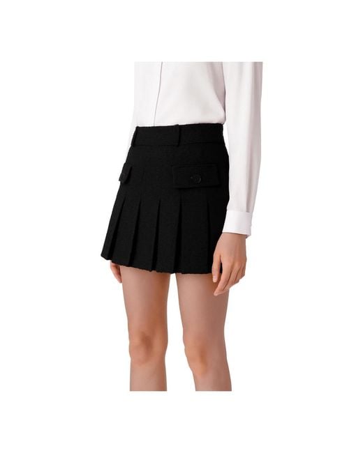 Elisabetta Franchi Black Short Skirts
