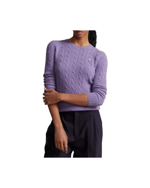 Ralph Lauren Purple Round-Neck Knitwear