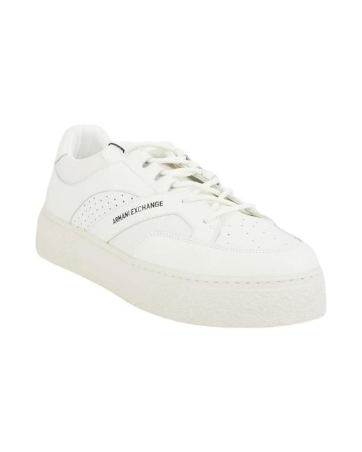 ARMANI EXCHANGE White Sneakers for men