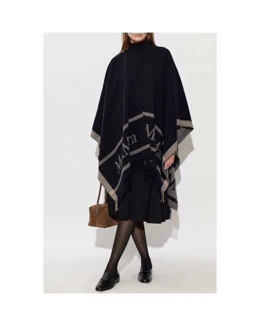 Capes Max Mara de color Black