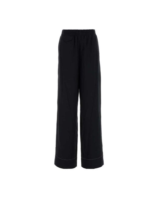 A.P.C. Black Wide Trousers