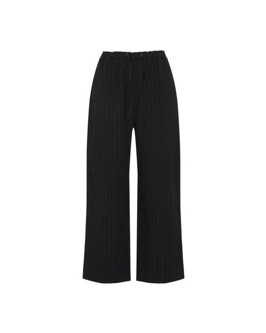 Studio Nicholson Black Wide Trousers for men