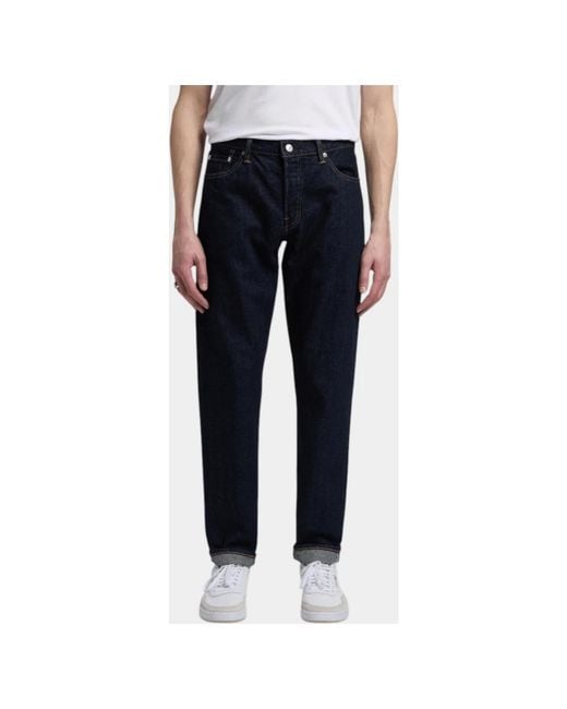Edwin Blue Straight Fit Jeans for men