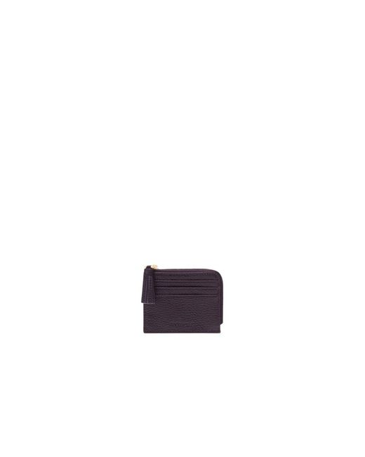 Coccinelle Purple Tassel Kartenhalter