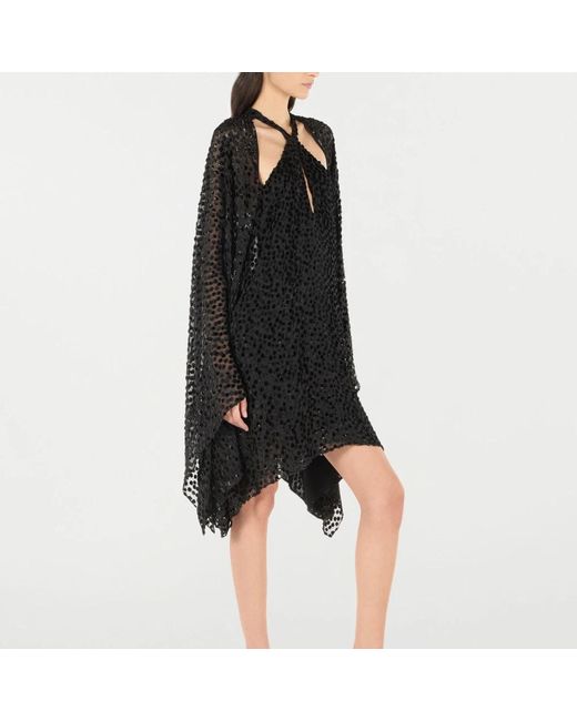 Roberto Cavalli Polka-Dot Caftan in het Black
