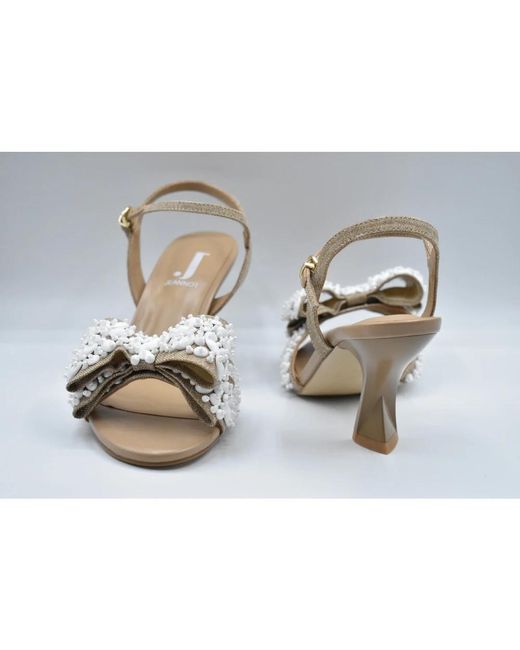 Shoes > sandals > high heel sandals Jeannot en coloris Metallic