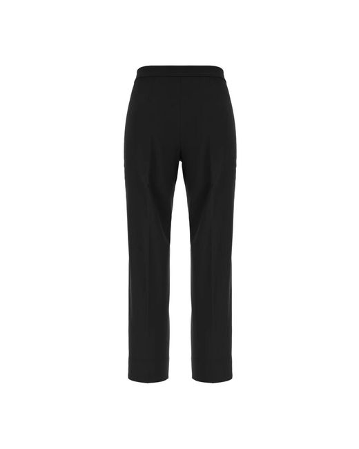Max Mara Black Straight Trousers