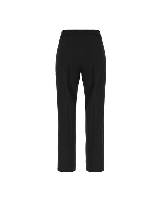 Max Mara Malika Broeken in het Black