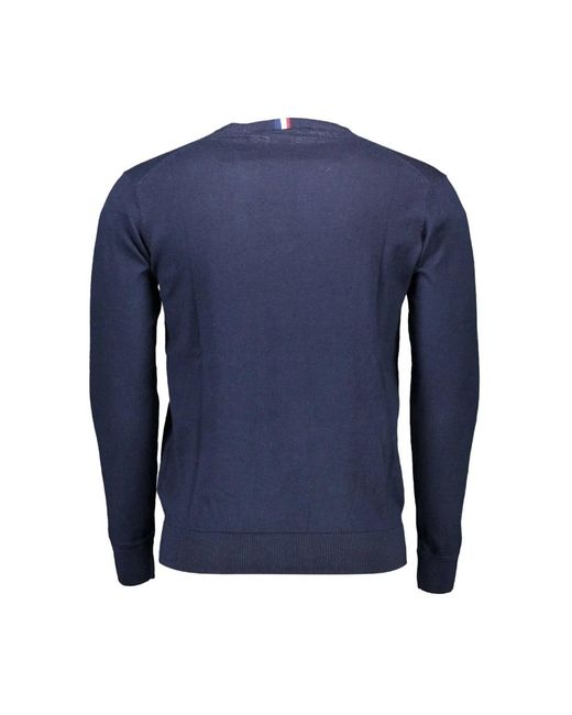 U.S. POLO ASSN. Blue Round-Neck Knitwear for men