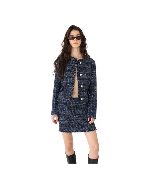 Designers Remix Blue Adeline Jacke Melange
