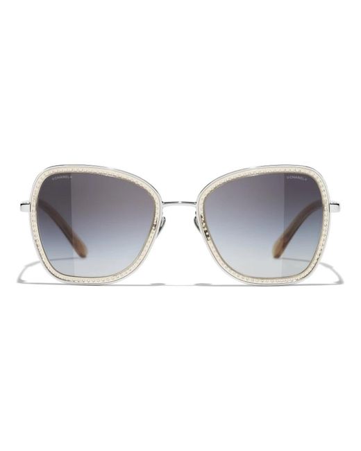 Chanel Gray Sunglasses