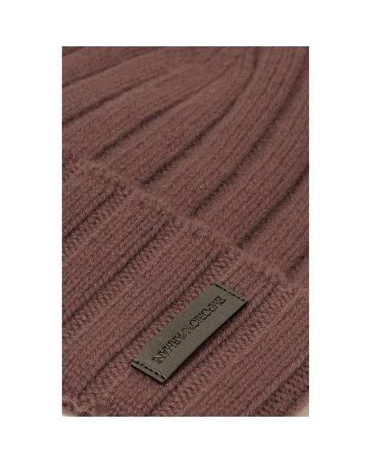 Emporio Armani Brown Beanies