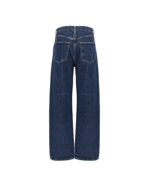 Agolde Blue Wide Jeans