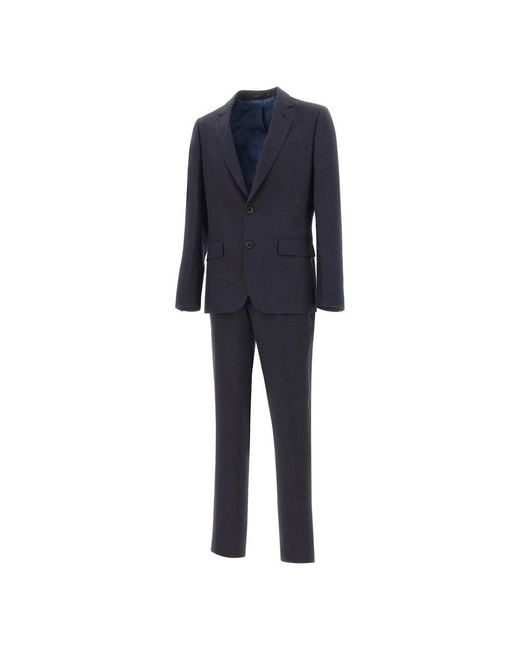Paul Smith Blue Single Breasted Suits for men