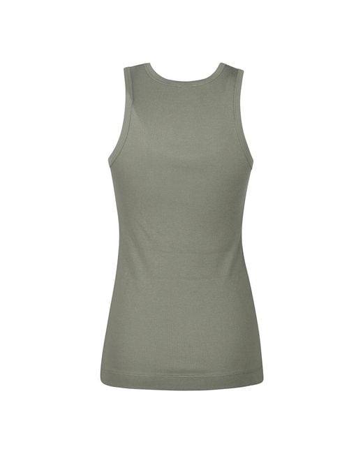Pinko Green Sleeveless Tops