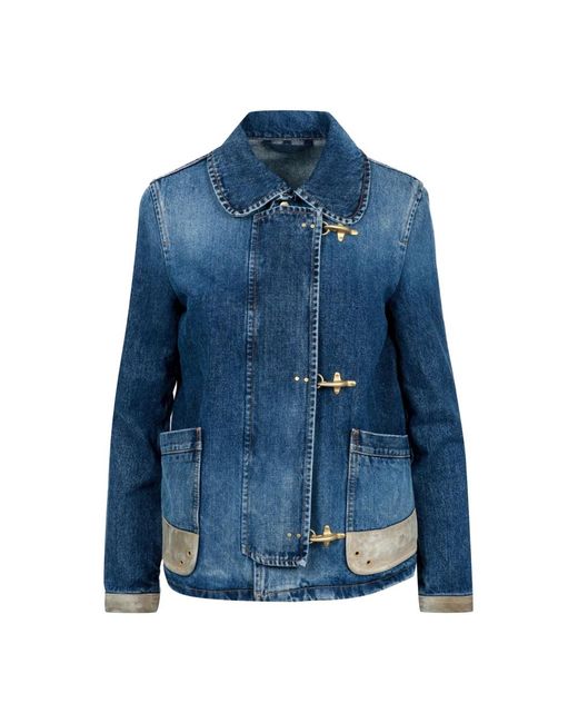 Jackets > denim jackets Fay en coloris Blue