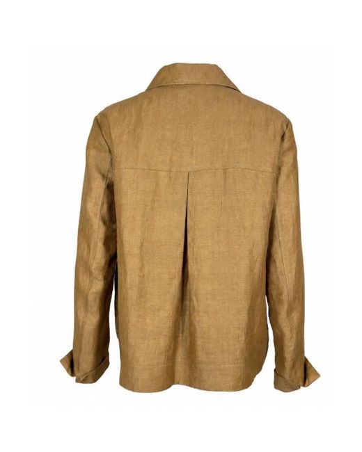 Light Jackets Seventy de color Brown