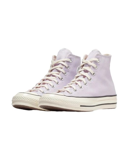 Converse Purple Vapor violet hi sneakers