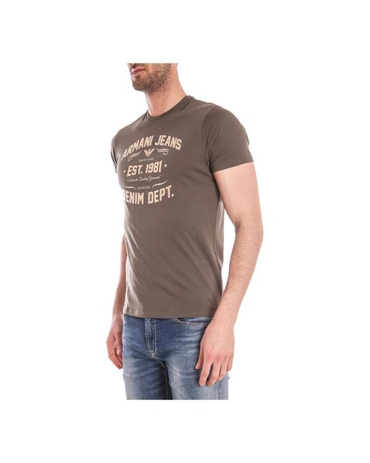 Armani Jeans Gray T-Shirts for men