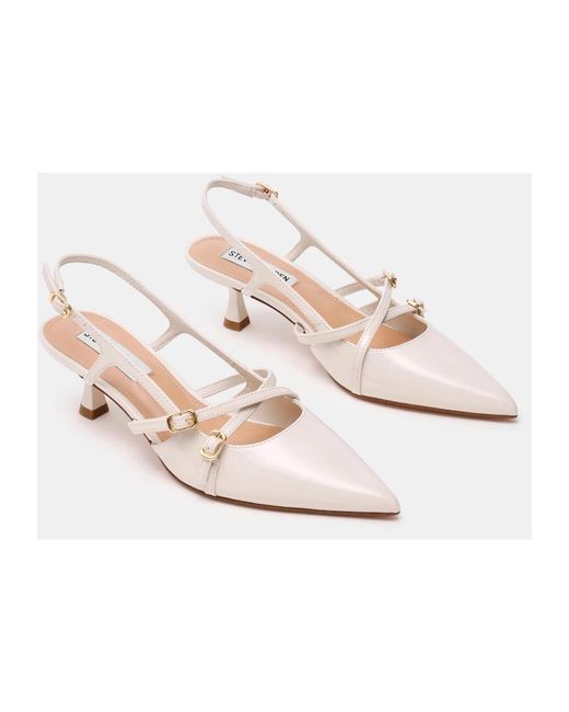 Steve Madden White Pumps