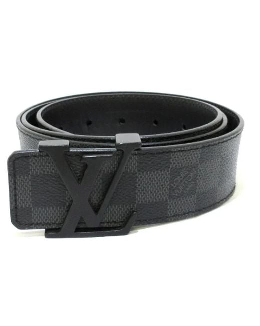 Cintura usata di Louis Vuitton in Nero | Lyst