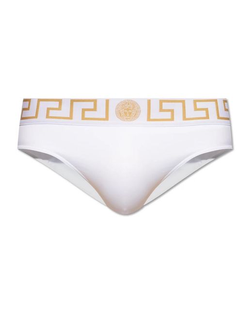 Versace Badmode ,Wit ,Zwembroek in het White voor heren