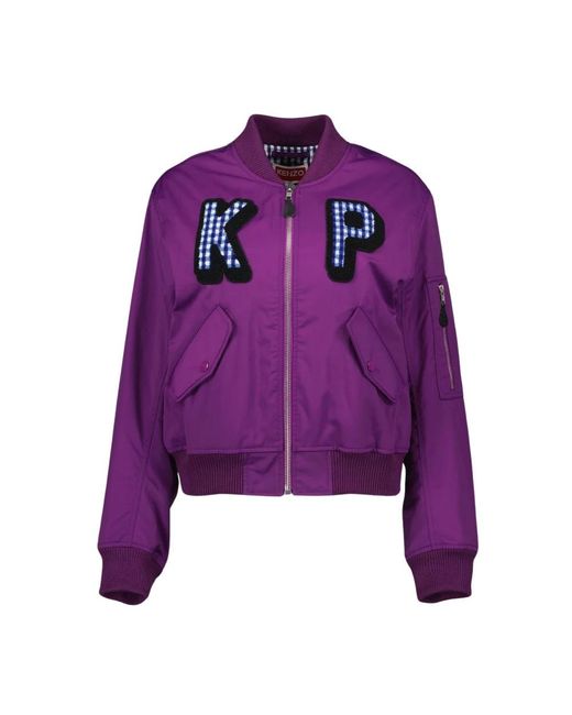 KENZO Purple Bomber Jackets