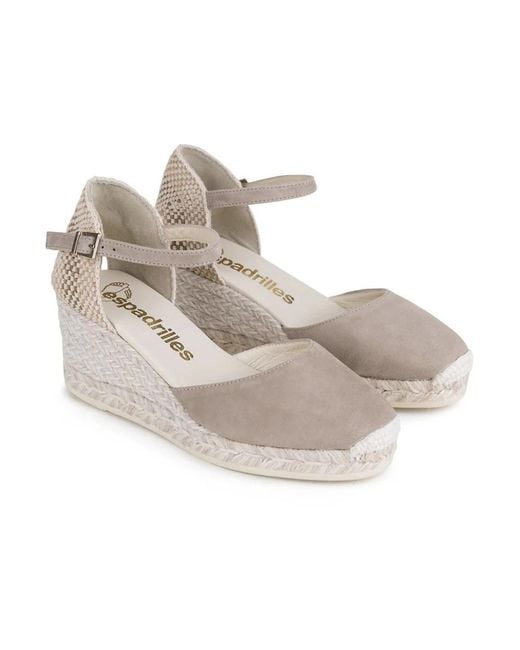 Wedges di Espadrilles in Metallic