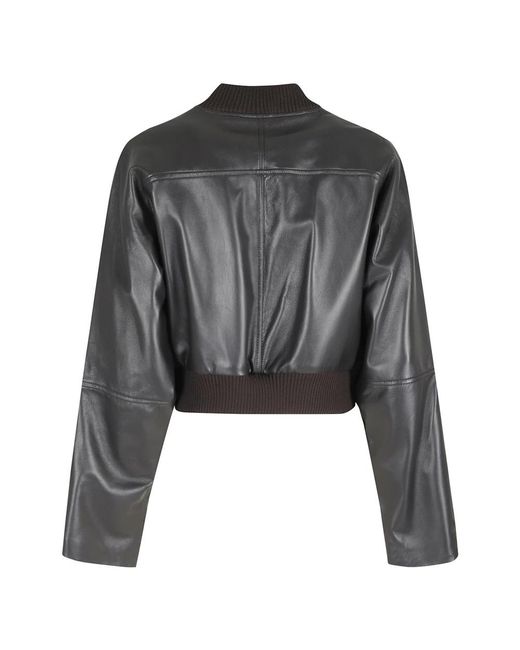 Erika Cavallini Semi Couture Black Leather Jackets