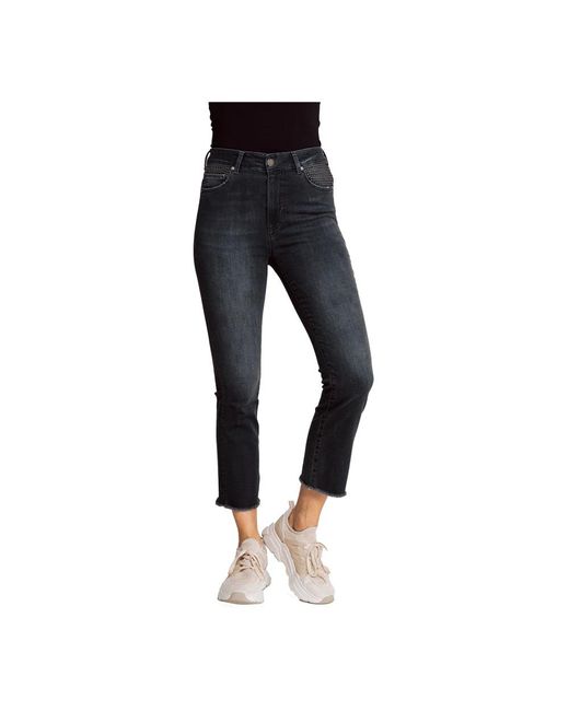Zhrill Black Slim-Fit Jeans