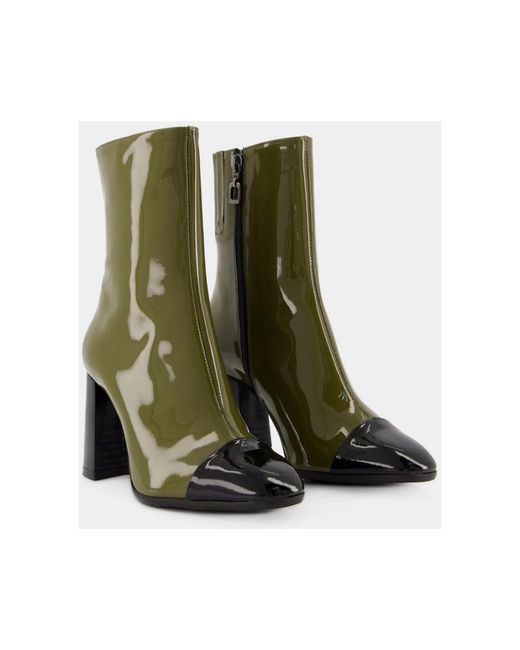CAREL PARIS Green Heeled Boots