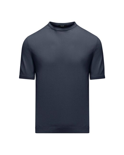 Bomboogie Girocollo Basic Crew Neck Jumper in het Blue voor heren