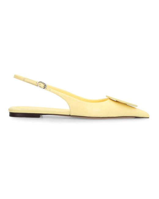 Jacquemus Yellow Ballerina Shoes