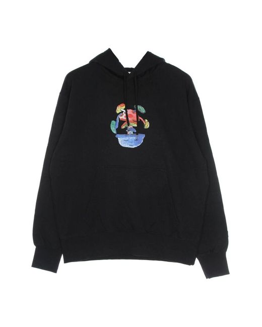 Element Pop Shrooms Kapuzenpullover Schwarz in Black für Herren