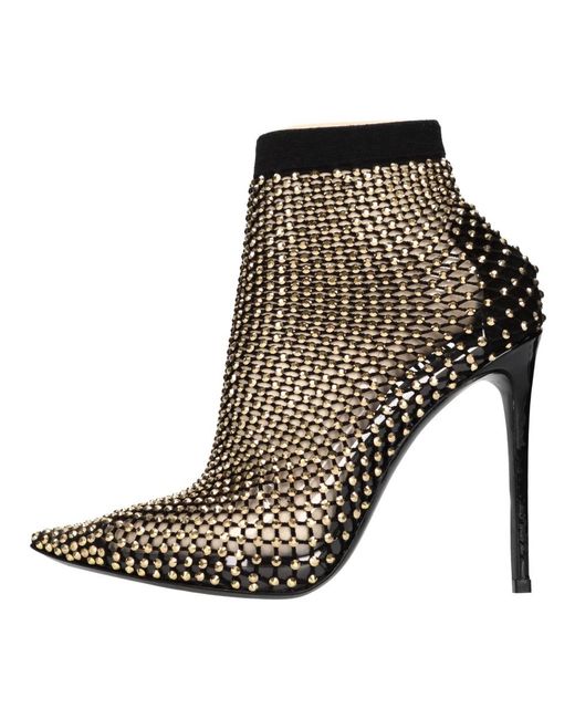 Le Silla Black Heeled Boots