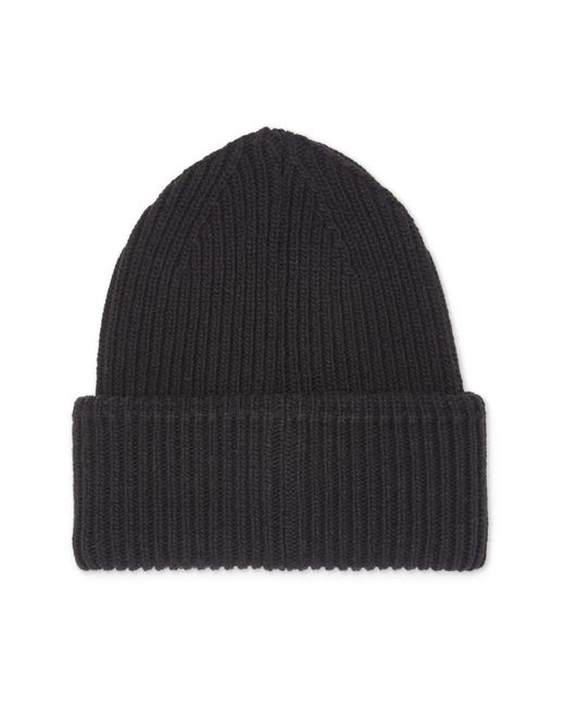 DSquared² Icon Ribgebreide Beanie in het Black voor heren