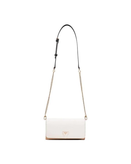 Guess White Cross Body Bags