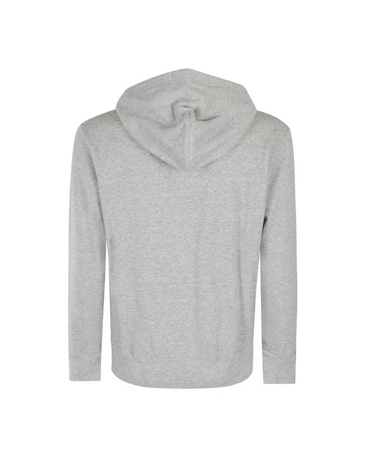 COMME DES GARÇONS PLAY Gray Zip-Throughs for men