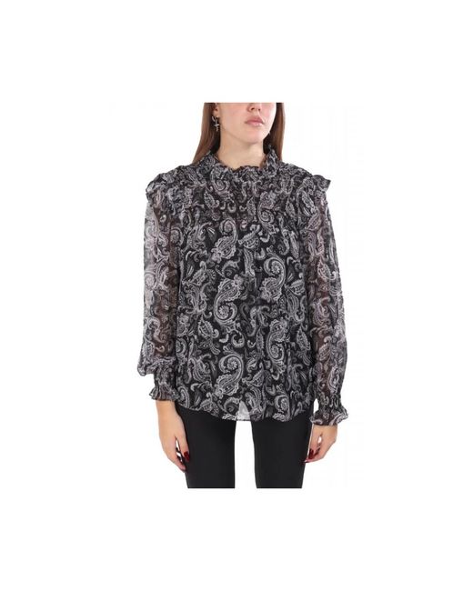Blouses Michael Kors de color Black
