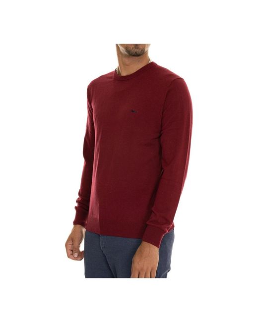 Harmont & Blaine Round-Neck Knitwear in het Red voor heren