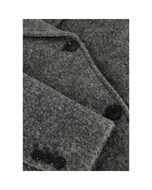 SELECTED Jassen ,Grijs ,Wol Slfalma Boucle Lano Jas in het Gray