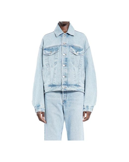 Agolde Denim Jackets in het Blue