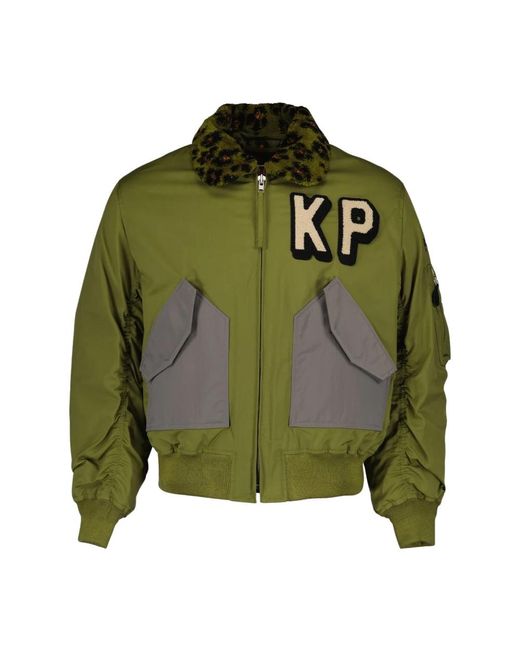 Bomber oversize di KENZO in Green da Uomo